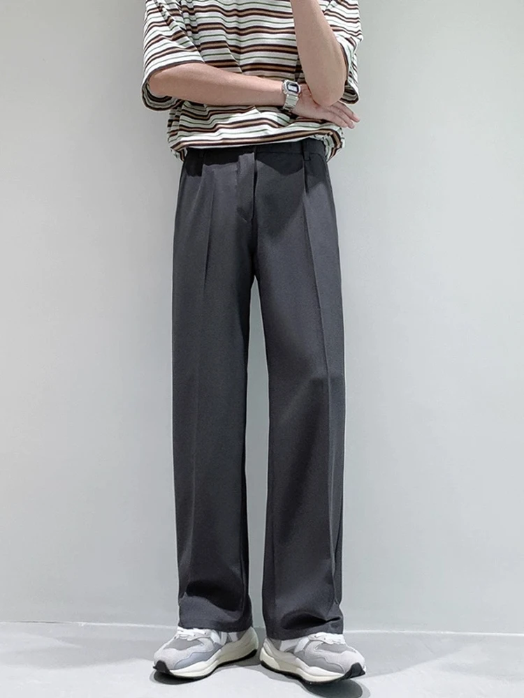 Повседневный мужской костюм длиной до пола, брюки High Street, свободные прямые драпировки, модный молодежный цвет, весенне-осенняя одежда
Повседневный мужской костюм длиной до пола, брюки High Street, свободные прямые драпировки, модный молодежный цвет, весенне-осенняя одежда