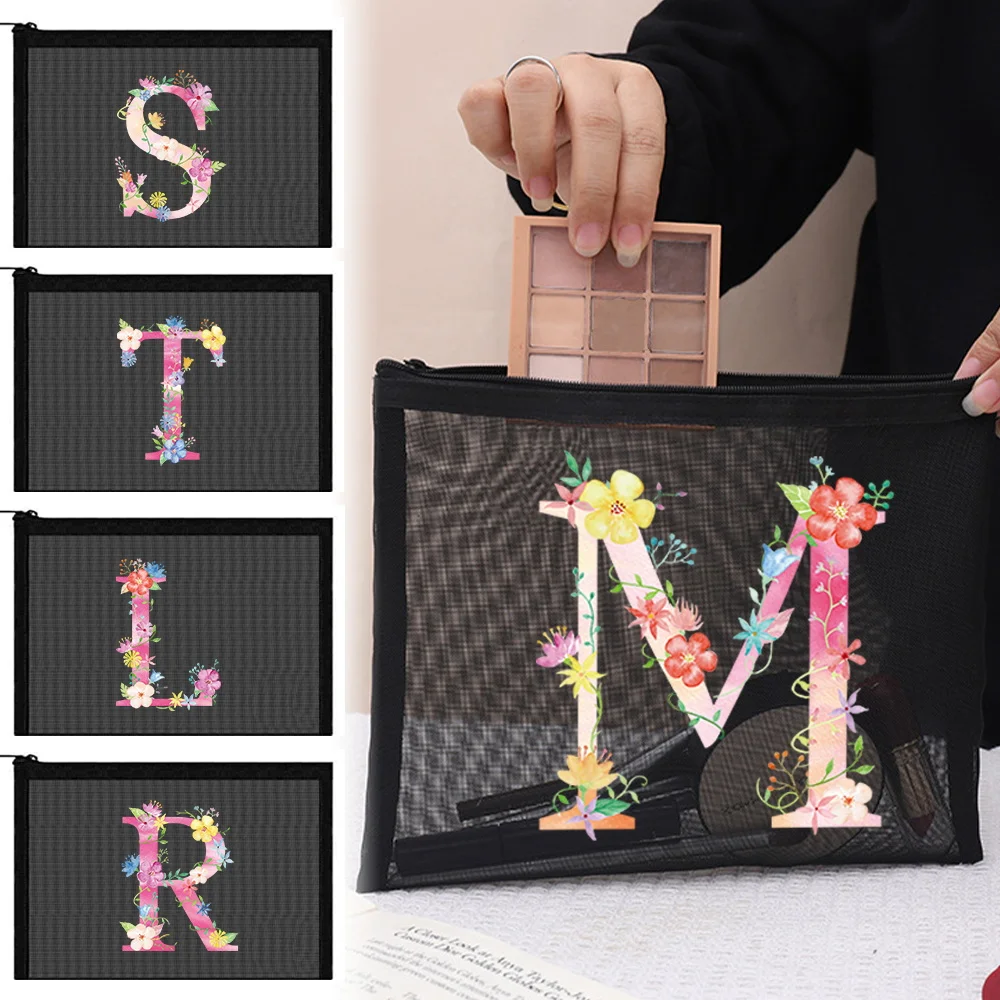 Mesh Cosmetic Bag Female Make Up Pouch Outdoors Travel Wash Storage Bags Portable Cosmetic Organizer Pink
Mesh Cosmetic Bag Female Make Up Pouch Outdoors Travel Wash Storage Bags Portable Cosmetic Organizer Pink