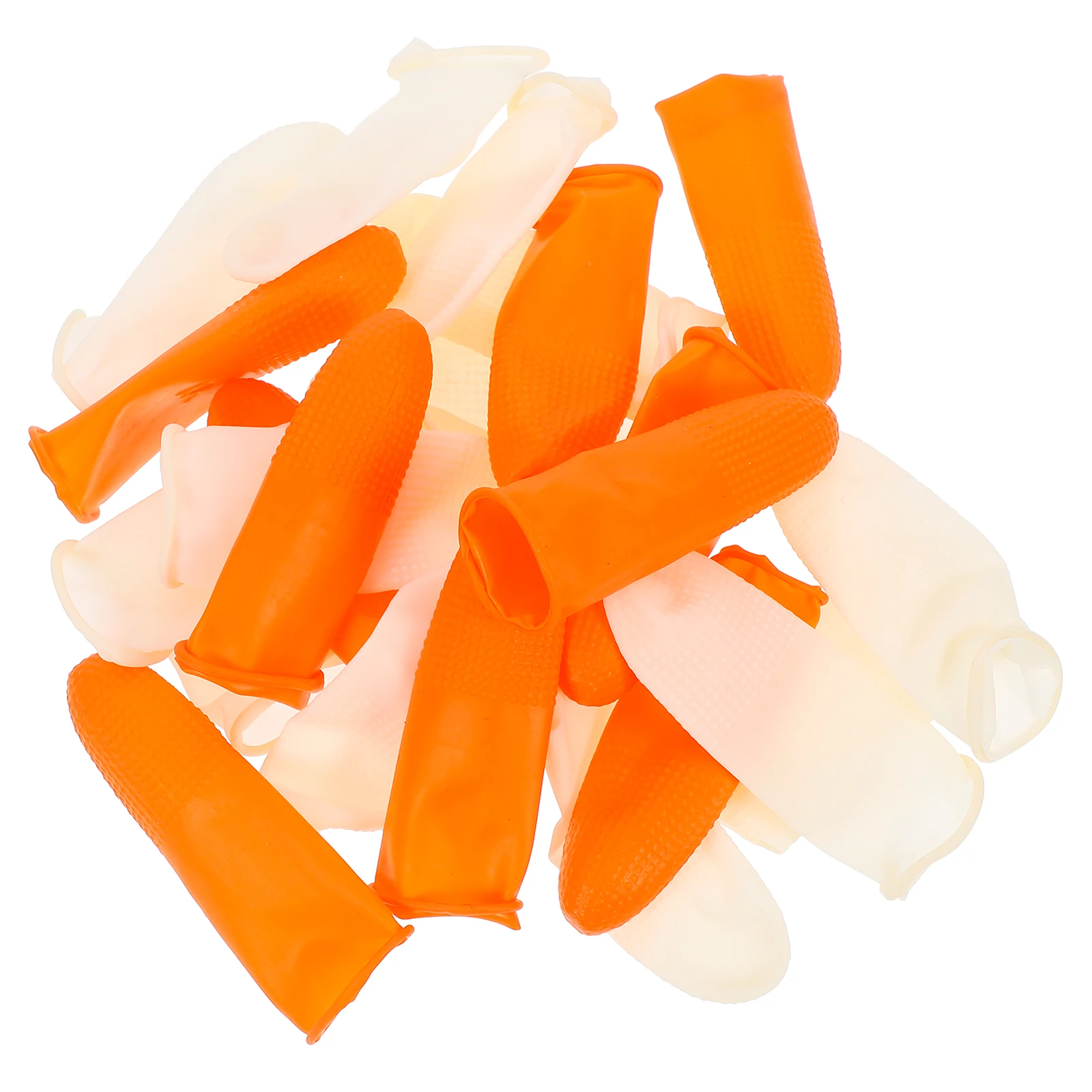200 Pcs Anti-slip Finger Cots Thickened Fingertip Covers Protective Latex Gloves Wear-resistant Protectors for Whittling Peeling
200 Pcs Anti-slip Finger Cots Thickened Fingertip Covers Protective Latex Gloves Wear-resistant Protectors for Whittling Peeling