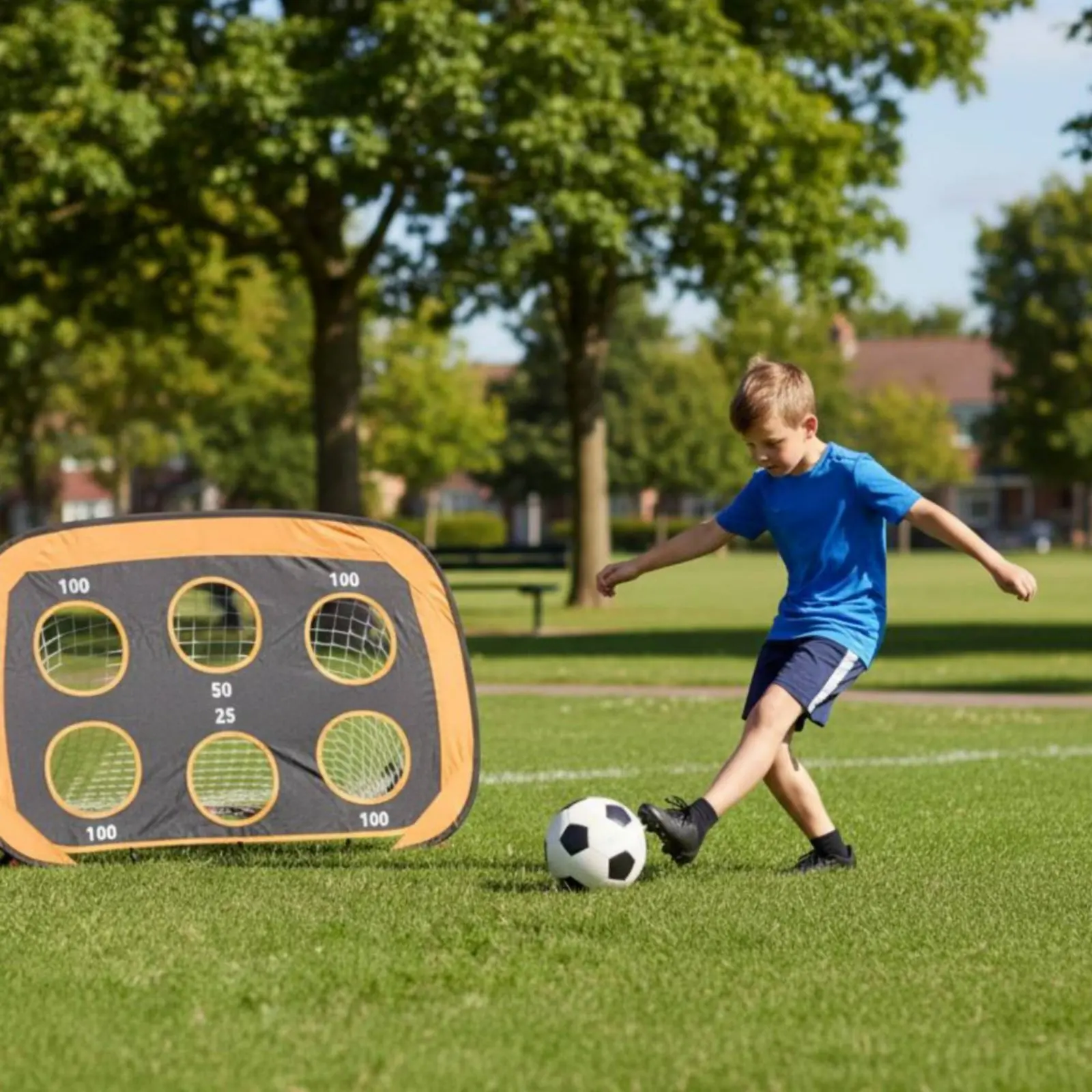 Multi-Functional Kickball Target Net Versatile Sports Equipment Outdoor Toy Easy Storage for Young Children
Multi-Functional Kickball Target Net Versatile Sports Equipment Outdoor Toy Easy Storage for Young Children