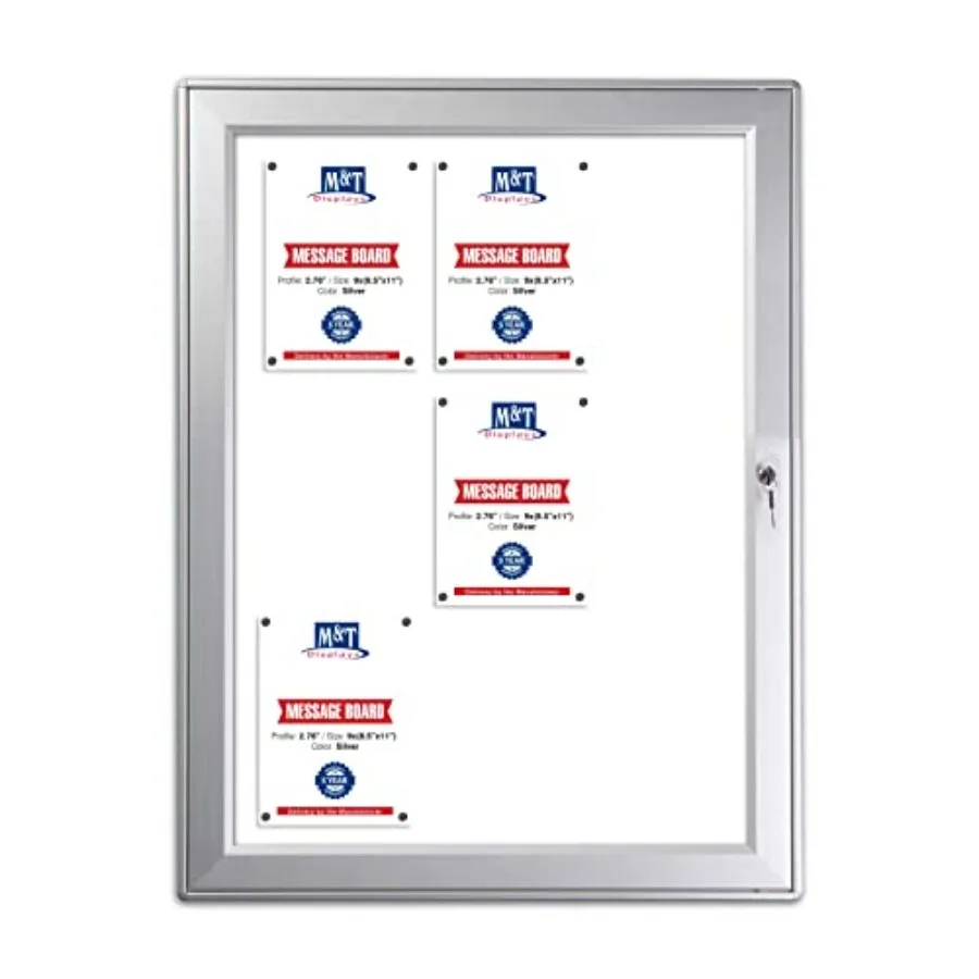 Premium Magnetic Enclosed Bulletin Board Aluminum 32.28x42.52 Inches Silver Outdoor Noticeboard Weatherproof 9X 8.5x11 for Offi
Premium Magnetic Enclosed Bulletin Board Aluminum 32.28x42.52 Inches Silver Outdoor Noticeboard Weatherproof 9X 8.5x11 for Offi