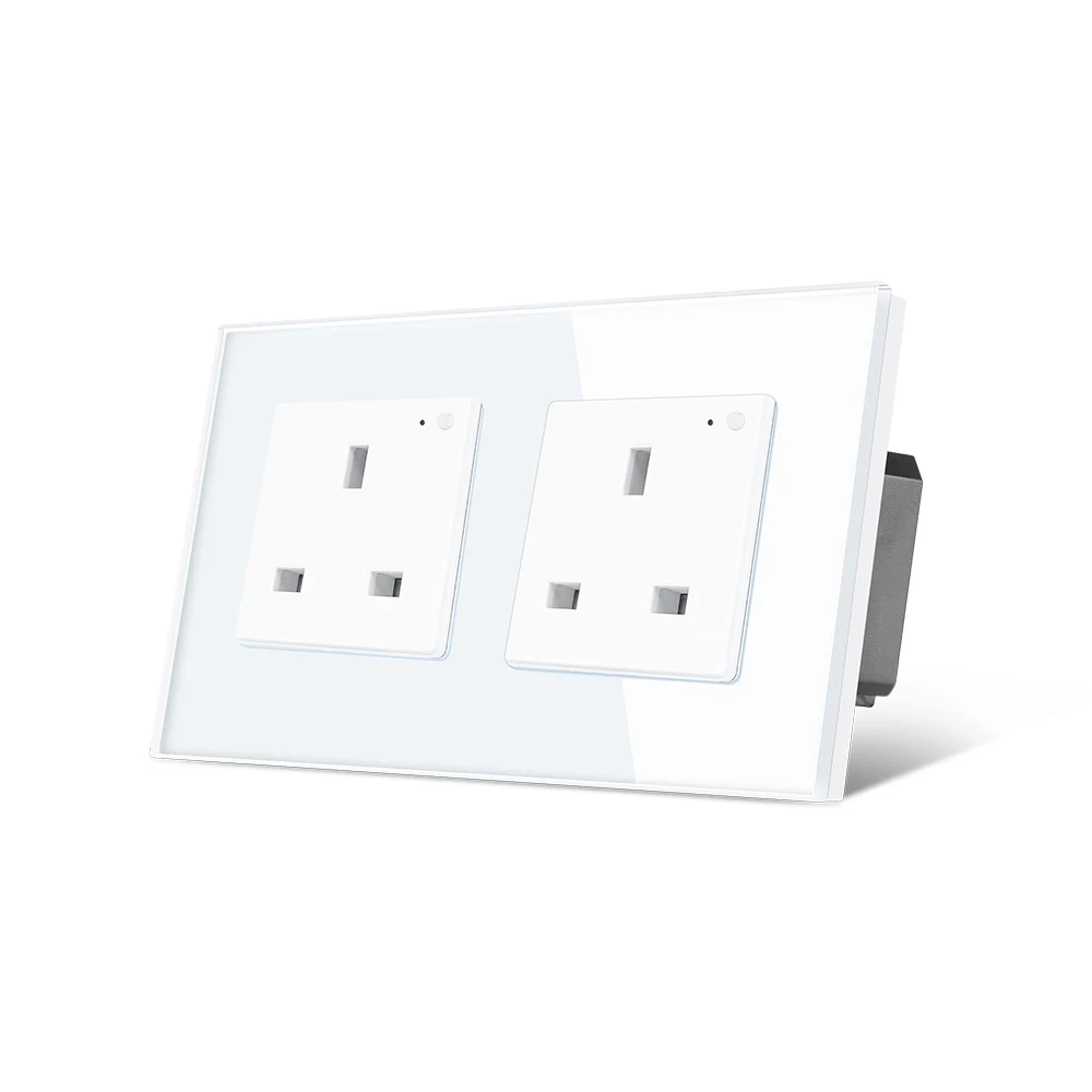 Tawoia 20:00 Стеклянная рамка Смарт-розетка с голосовым управлением Тип G Wi-Fi Беспроводная умная настенная розетка для стандарта Великобритании 3,4 дюйма
Tawoia 20:00 Стеклянная рамка Смарт-розетка с голосовым управлением Тип G Wi-Fi Беспроводная умная настенная розетка для стандарта Великобритании 3,4 дюйма