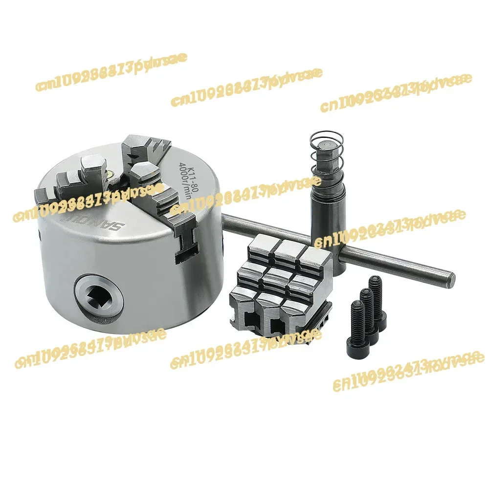NEW K11-80 3 Jaws 4000r/min Self-Centering Chuck Sanou Brand 3 Jaw Chuck 5''self Centering for Mini Metal Lathe Chucks
NEW K11-80 3 Jaws 4000r/min Self-Centering Chuck Sanou Brand 3 Jaw Chuck 5''self Centering for Mini Metal Lathe Chucks