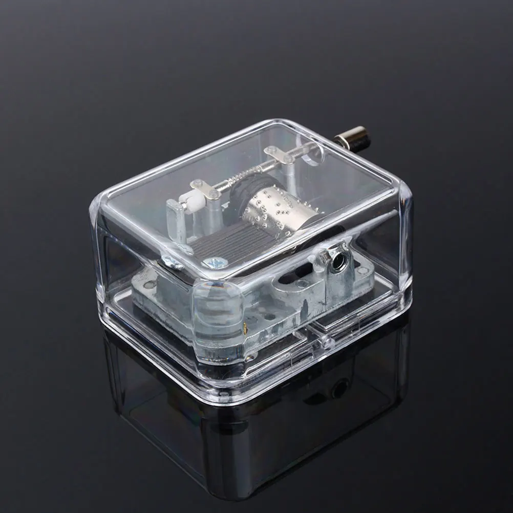 2pcs Music Box Acrylic Hand Crank Vintage Gifts Toy Clear Sound Free Christmas Birthday Valentines Day Present
2pcs Music Box Acrylic Hand Crank Vintage Gifts Toy Clear Sound Free Christmas Birthday Valentines Day Present