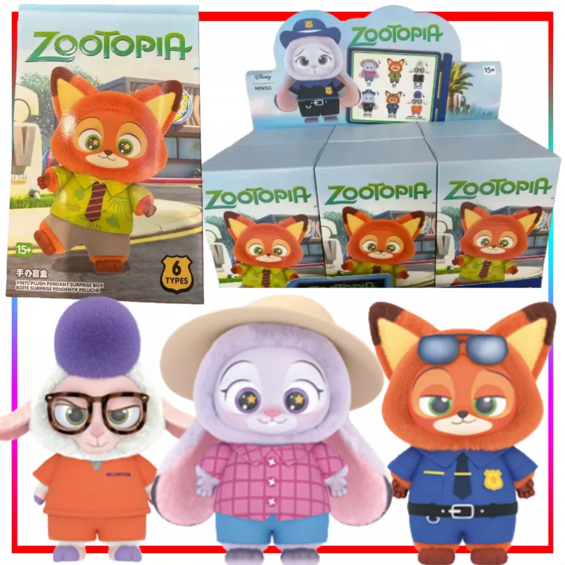 New Zootopia Series Blind Box Cartoon Judy Hopps Plush Toy Car Decoration Anime Merchandise Holiday Gift Backpack Charm
New Zootopia Series Blind Box Cartoon Judy Hopps Plush Toy Car Decoration Anime Merchandise Holiday Gift Backpack Charm