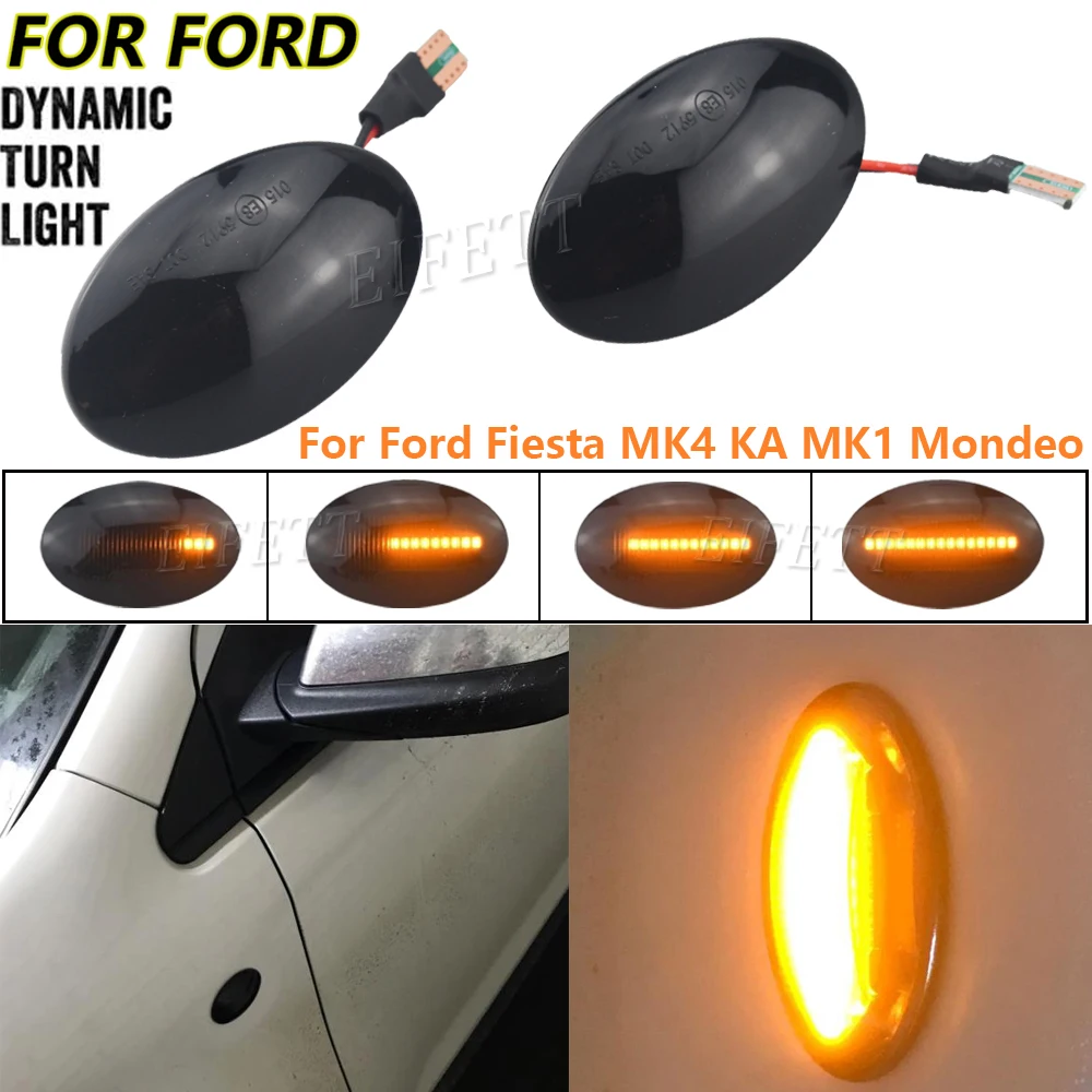 1 Pair For Ford Fiesta III IV MK3 MK4 KA Mondeo I MK1 Transit Tourneo MK6 MK7 Flowing Turn Signal LED Dynamic Side Marker Light
1 Pair For Ford Fiesta III IV MK3 MK4 KA Mondeo I MK1 Transit Tourneo MK6 MK7 Flowing Turn Signal LED Dynamic Side Marker Light