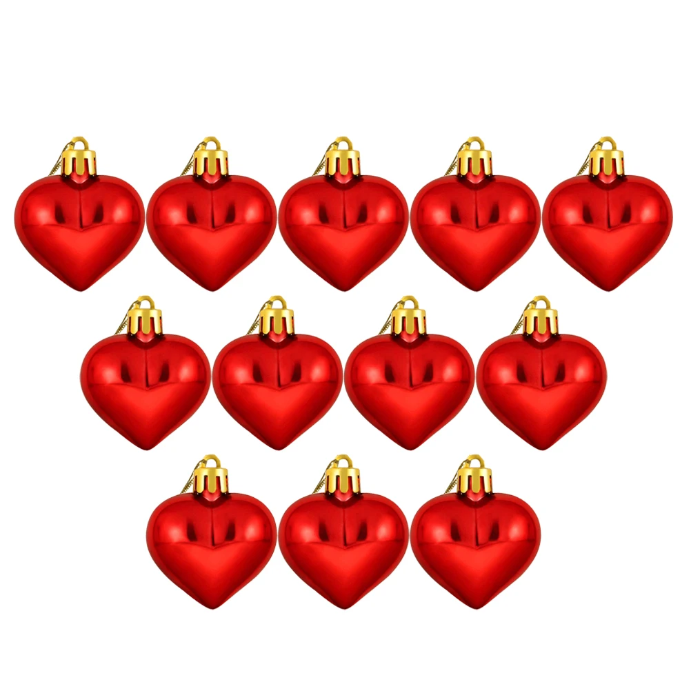 36 PCS Heart-shaped Decorations Props Hanging Christmas Ornament Baubles Plastic Xmas Ornaments
36 PCS Heart-shaped Decorations Props Hanging Christmas Ornament Baubles Plastic Xmas Ornaments