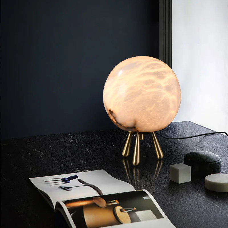 Luxury round bedside dining table lamp desk indoor lighting alabaster decorative table lamp
Luxury round bedside dining table lamp desk indoor lighting alabaster decorative table lamp