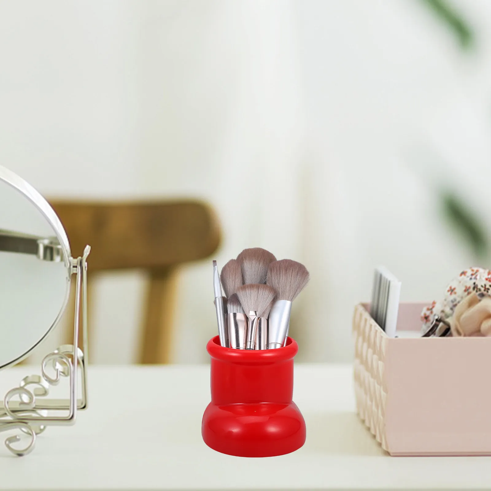 Набор из 2-х органайзеров для кистей для макияжа и ручек в форме ботинка, креативный настольный контейнер для карандашей
Набор из 2-х органайзеров для кистей для макияжа и ручек в форме ботинка, креативный настольный контейнер для карандашей