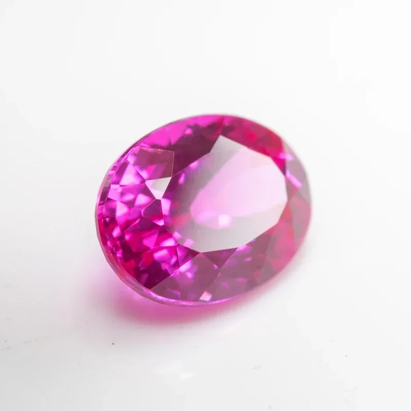 Wholesale Oval Shape Hot Pink Color Lab Grown Sapphire Charms Gemstone for DIY Ring Necklace Earrings Making Materials with Cert
Wholesale Oval Shape Hot Pink Color Lab Grown Sapphire Charms Gemstone for DIY Ring Necklace Earrings Making Materials with Cert