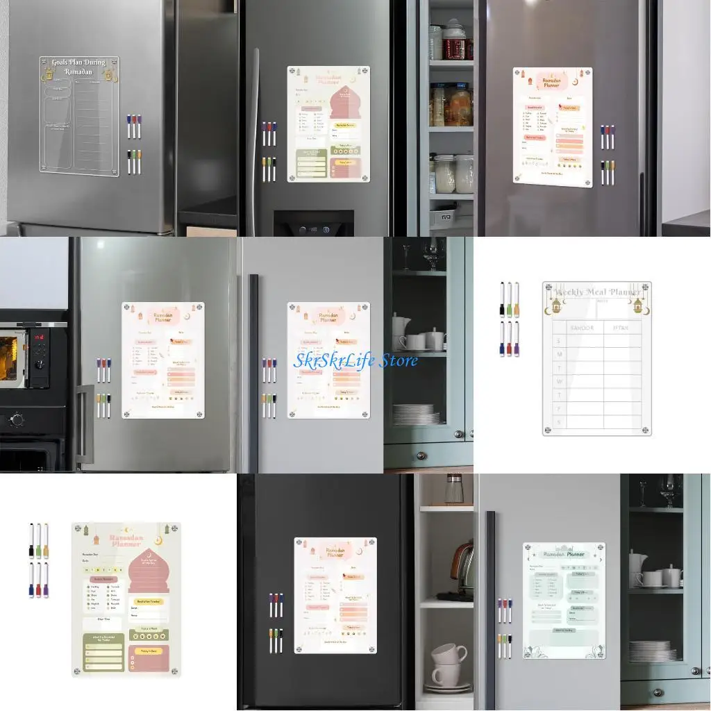 E65E Acrylic Fridge Calendar Ramadan Calendar Memo Board Meal Planner
E65E Acrylic Fridge Calendar Ramadan Calendar Memo Board Meal Planner