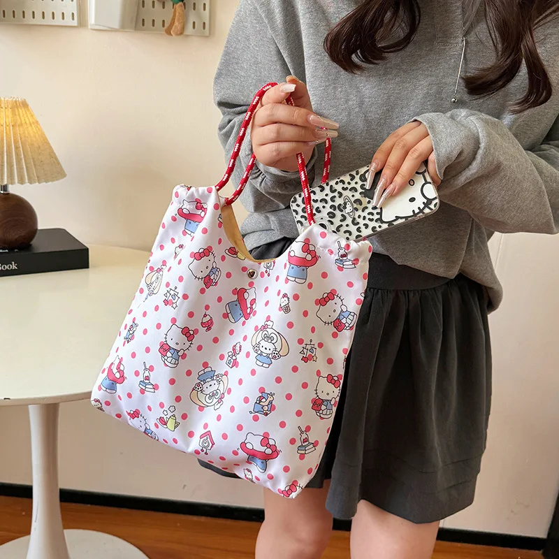 Cartoon Cute Kitty Women Handbag Large capacity versatile shoulder bag cute female student handbag Portable Shopping Bag Gifts
Cartoon Cute Kitty Women Handbag Large capacity versatile shoulder bag cute female student handbag Portable Shopping Bag Gifts