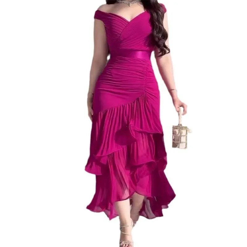 Sweet Style Long Dress Women's Fashionable Elegant Skirt City Walk Seven Sleeve Length Other Material 100% Spring Season
Sweet Style Long Dress Women's Fashionable Elegant Skirt City Walk Seven Sleeve Length Other Material 100% Spring Season