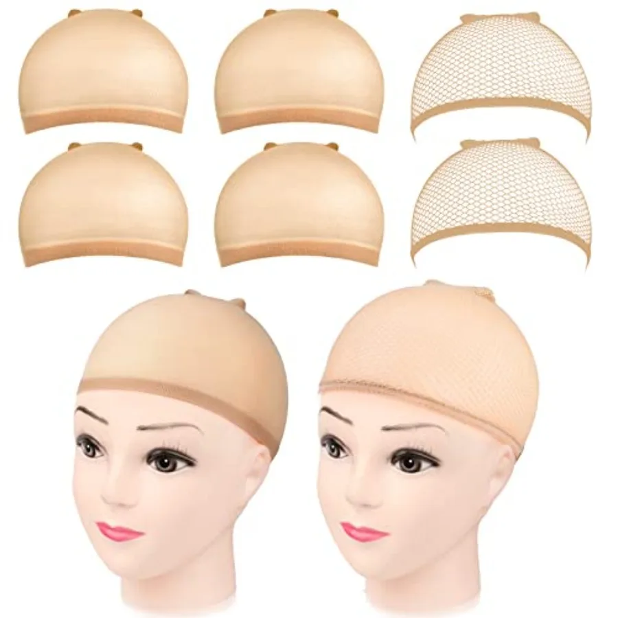 4Pcs Nylon Wig Caps with 2Pcs Mesh Net Wig Cap for Women Non Slip Lace Front: daily wear, nylon mesh, black nude, breathable se
4Pcs Nylon Wig Caps with 2Pcs Mesh Net Wig Cap for Women Non Slip Lace Front: daily wear, nylon mesh, black nude, breathable se