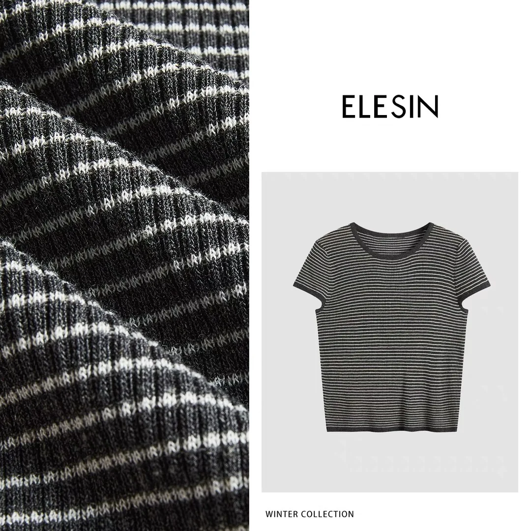2025 New Thin Cashmere short sleeve women sweater Spring and summer striped Cashmere short sleeve
2025 New Thin Cashmere short sleeve women sweater Spring and summer striped Cashmere short sleeve