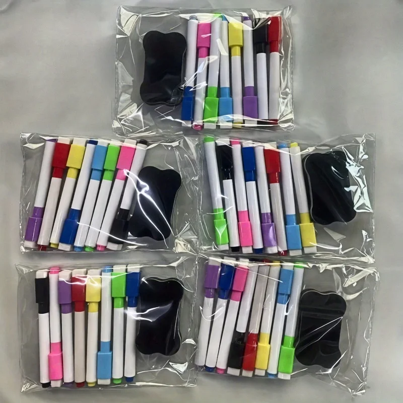 8-Color Dry Erase Whiteboard Markers with Magnetic Eraser, Suitable for Office Whiteboards, Calendars,Creative Holiday Gifts
8-Color Dry Erase Whiteboard Markers with Magnetic Eraser, Suitable for Office Whiteboards, Calendars,Creative Holiday Gifts