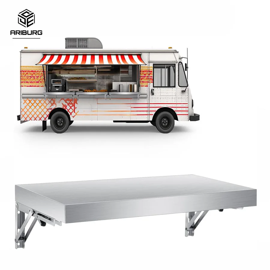 Concession Shelf 48" Stainless Steel Drop Down Folding Serving Food Shelf Concession Stand Serving Shelf for Concession Windows
Concession Shelf 48" Stainless Steel Drop Down Folding Serving Food Shelf Concession Stand Serving Shelf for Concession Windows