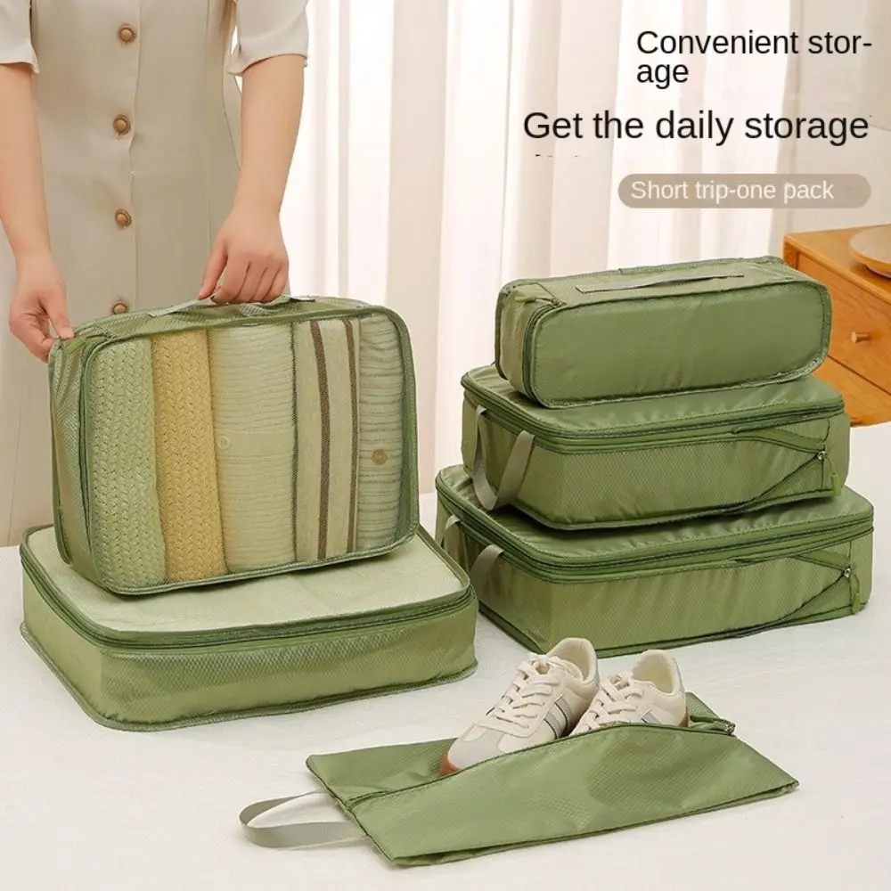 6 шт./компл., большая вместительная дорожная сумка для хранения, водонепроницаемая пылезащитная сумка для хранения одежды, компактный компрессионный упаковочный куб 
6 шт./компл., большая вместительная дорожная сумка для хранения, водонепроницаемая пылезащитная сумка для хранения одежды, компактный компрессионный упаковочный куб