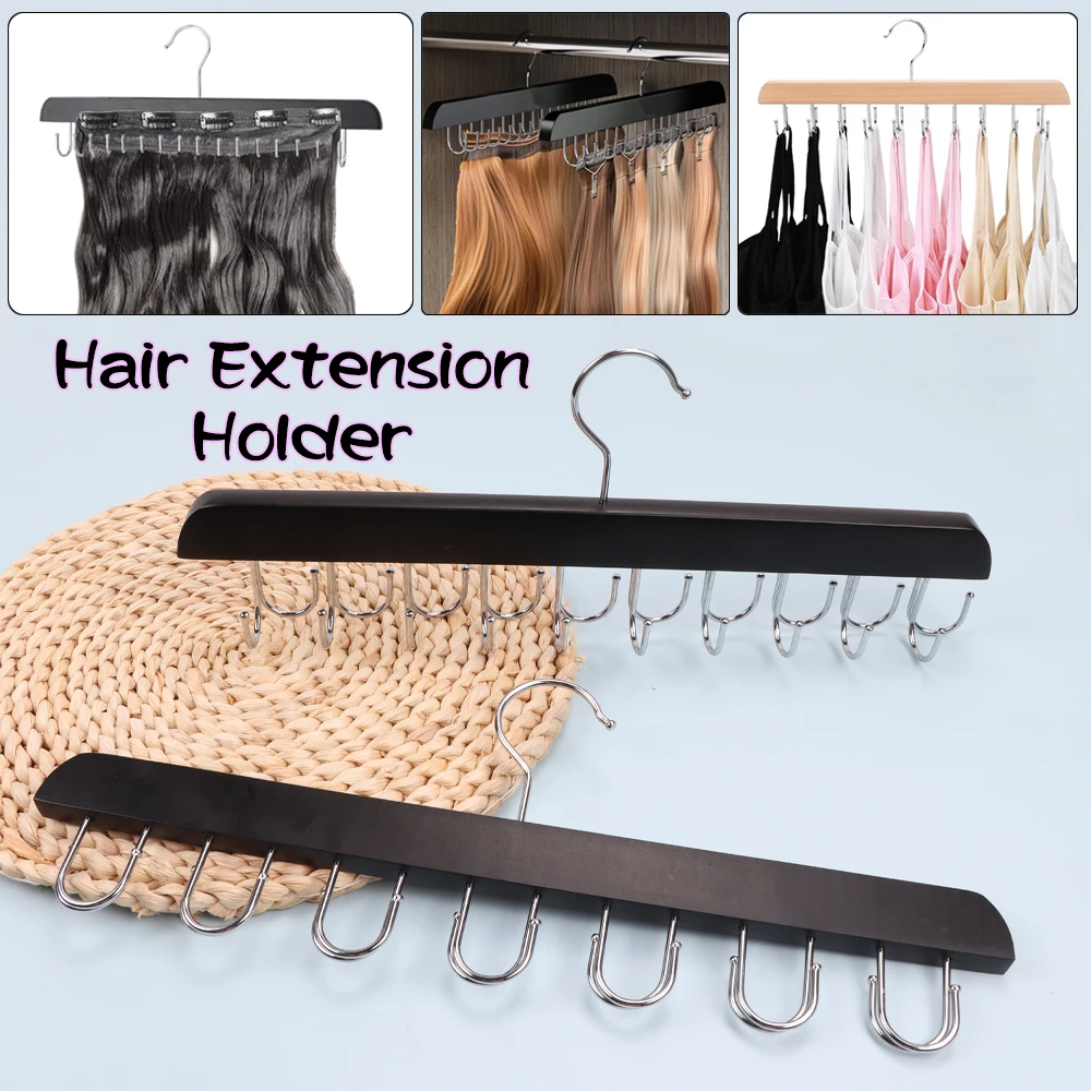 Professional Hair Extension Tools 360°Rotating Hair Extension Holder Hanger With 14/20 Stainless Steel Hooks For Hanging Wig
Professional Hair Extension Tools 360°Rotating Hair Extension Holder Hanger With 14/20 Stainless Steel Hooks For Hanging Wig