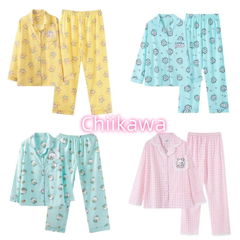 Новый комплект домашней одежды Chiikawa, пижамы Chiikawa с героями мультфильмов, удобные впитывающие пот и дышащие розовые клетчатые праздничные подарки
Новый комплект домашней одежды Chiikawa, пижамы Chiikawa с героями мультфильмов, удобные впитывающие пот и дышащие розовые клетчатые праздничные подарки
