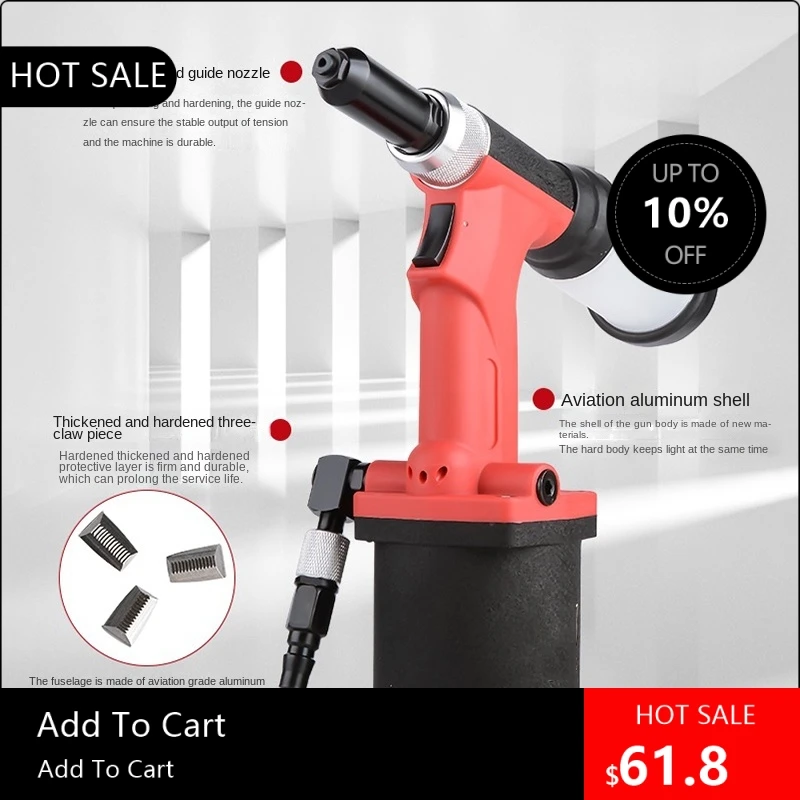 1946 Useful S30 Industrial Pneumatic Rivet Gun 19mm Self-Priming Nail Gun for Automotive Body Work And Metal Join 19
1946 Useful S30 Industrial Pneumatic Rivet Gun 19mm Self-Priming Nail Gun for Automotive Body Work And Metal Join 19