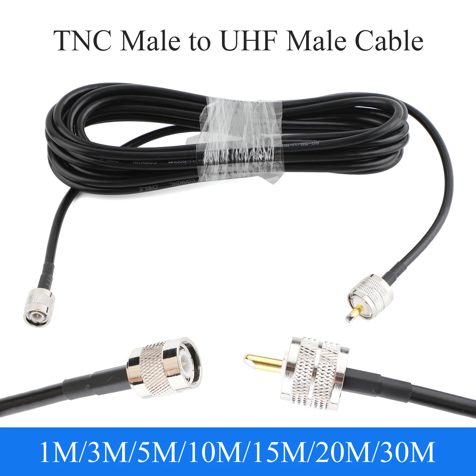 Удлинительный кабель сотовой антенны 4G LTE, коаксиальный радиочастотный кабель RG58/50-3 1-30 м с разъемом TNC-папа-UHF-высокой производительностью с низкими потерями
Удлинительный кабель сотовой антенны 4G LTE, коаксиальный радиочастотный кабель RG58/50-3 1-30 м с разъемом TNC-папа-UHF-высокой производительностью с низкими потерями