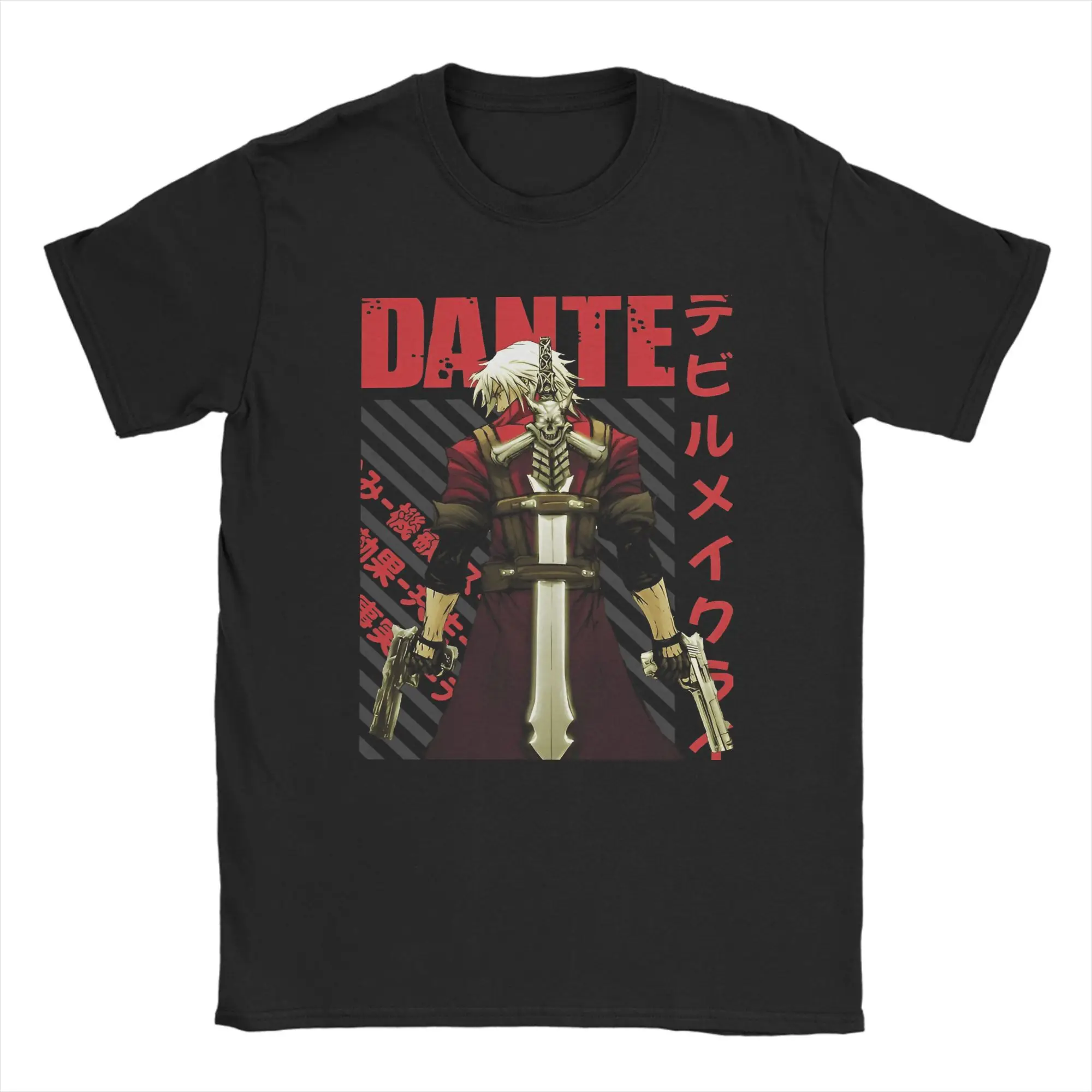 DMC Men's T Shirt Dante Sparda Funny Tees Short Sleeve Round Neck T-Shirts Cotton Plus Size Clothes
DMC Men's T Shirt Dante Sparda Funny Tees Short Sleeve Round Neck T-Shirts Cotton Plus Size Clothes