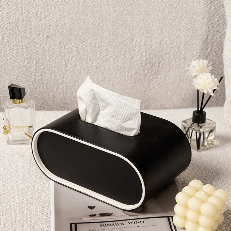 Nordic Minimalist PU Leather Tissue Box Creative Oval Paper Drawer Napkin Storage Box Home Living Room Decoration Ornaments
Nordic Minimalist PU Leather Tissue Box Creative Oval Paper Drawer Napkin Storage Box Home Living Room Decoration Ornaments