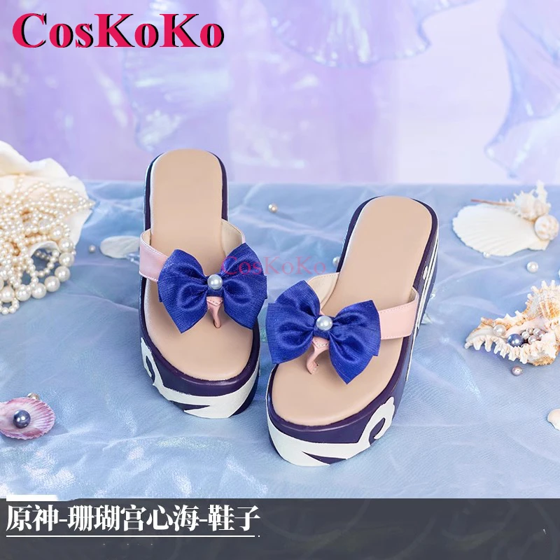 CosKoKo Sangonomiya Kokomi Shoes Cosplay Game Genshin Impact Fashion Universal Shoes Halloween Role Play Accessories 36-39
CosKoKo Sangonomiya Kokomi Shoes Cosplay Game Genshin Impact Fashion Universal Shoes Halloween Role Play Accessories 36-39