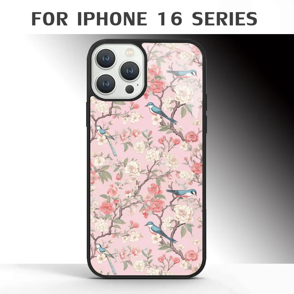 Pink Chinoiserie Birds Phone Case For IPhone 16 16pro 16plus 16promax Pro Plus Max Mirror Acrylic PC TPU Cover
Pink Chinoiserie Birds Phone Case For IPhone 16 16pro 16plus 16promax Pro Plus Max Mirror Acrylic PC TPU Cover