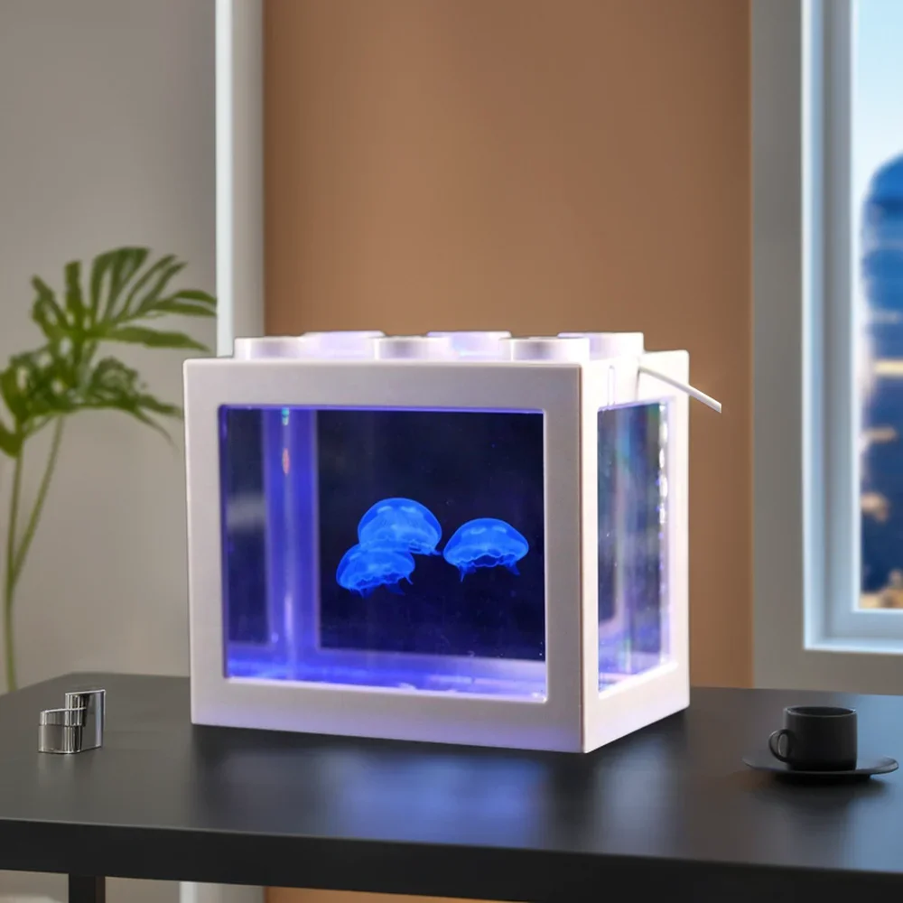 Modern Design Acrylic Aquarium Jellyfish Tank High Quality Medium Size Aquarium With Power Adapter For Home Use
Modern Design Acrylic Aquarium Jellyfish Tank High Quality Medium Size Aquarium With Power Adapter For Home Use