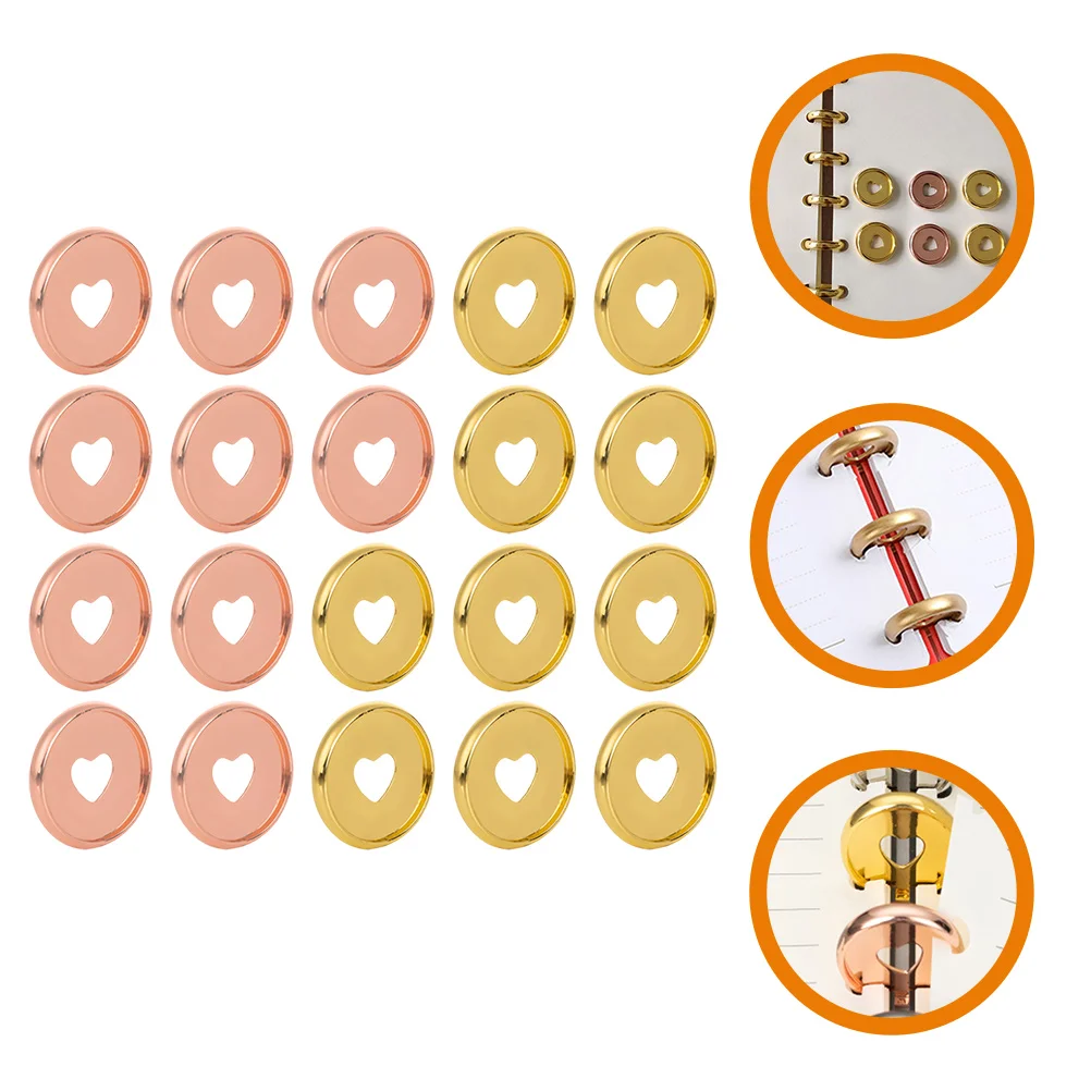 20pcs 24mm Rose Gold Photo Album Loose Loose-Leaf Notebook Binding Discs Leaf Buckle Discs Notebook Binders Planner Supply
20pcs 24mm Rose Gold Photo Album Loose Loose-Leaf Notebook Binding Discs Leaf Buckle Discs Notebook Binders Planner Supply