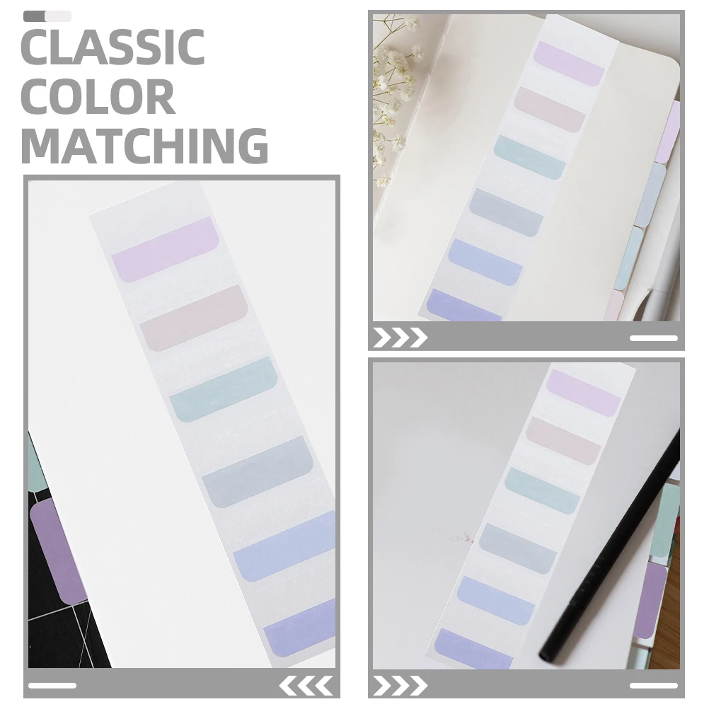 600pcs Sticky Page Markers Reusable Adhesive Tabs Colored Highlight Strips For Notes Book Index Sentence Marker Book Tabs Office
600pcs Sticky Page Markers Reusable Adhesive Tabs Colored Highlight Strips For Notes Book Index Sentence Marker Book Tabs Office