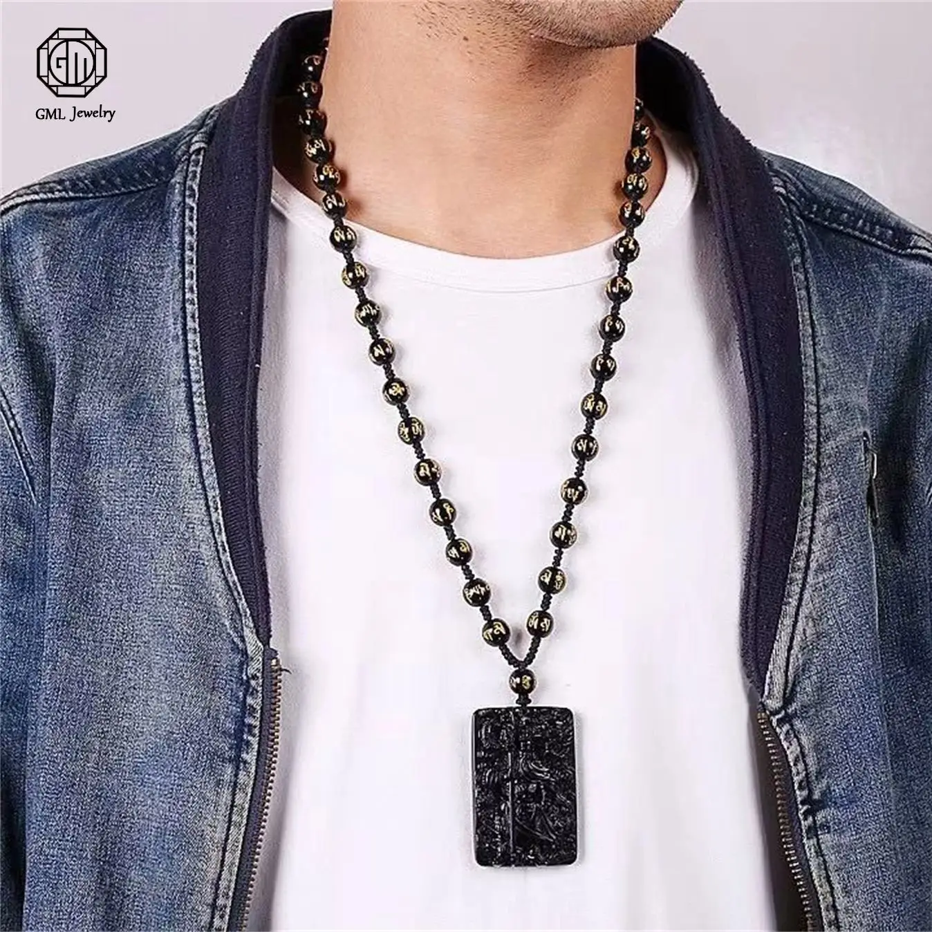 Natural Gold Sheen Black Obsidian Guan Gong Warrior Wealth God Pendant Ice Grade Men Necklace Obsidian Necklace Jewelry Gift
Natural Gold Sheen Black Obsidian Guan Gong Warrior Wealth God Pendant Ice Grade Men Necklace Obsidian Necklace Jewelry Gift