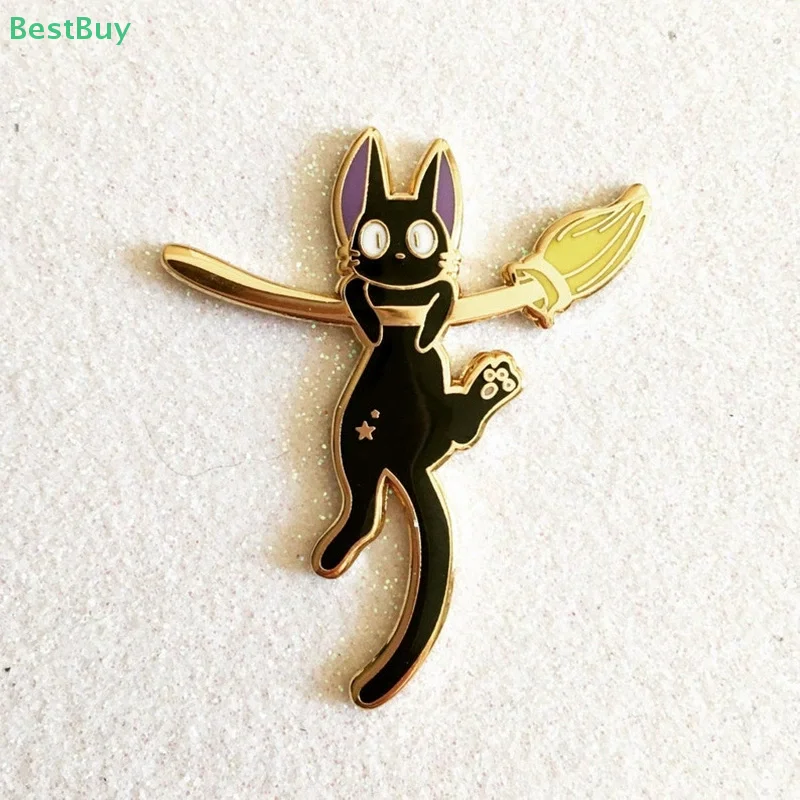 Cartoon Cute Black Cat Enamel Metal Brooch Lapel Pin Fashion Bag Badge Accessoriess Gift For Kids Friends
Cartoon Cute Black Cat Enamel Metal Brooch Lapel Pin Fashion Bag Badge Accessoriess Gift For Kids Friends