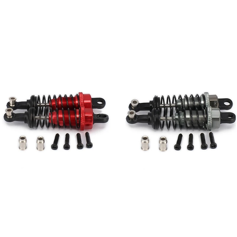 MOMO 4 Pcs Oil Adjustable 65Mm Shock Absorber Damper For Rc Car 1/18 Wltoys A959 Hpi Hsp Traxxas Losi Tamiya,Red & Titanium
MOMO 4 Pcs Oil Adjustable 65Mm Shock Absorber Damper For Rc Car 1/18 Wltoys A959 Hpi Hsp Traxxas Losi Tamiya,Red & Titanium