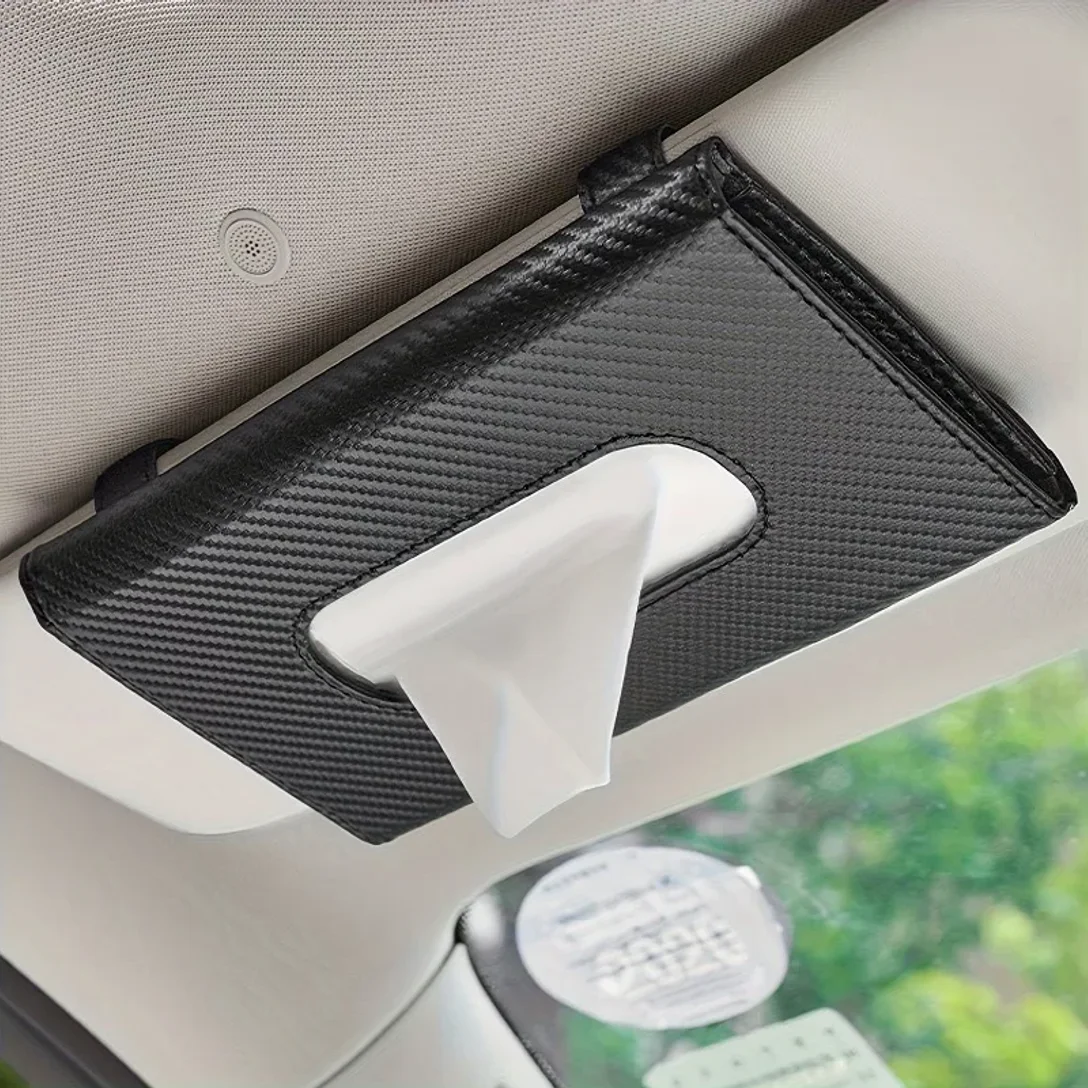 1PC Car Tissue Holder,Sun Visor Napkin Box,Comes with tissue paper.Suitable for All Vehicle Models,car accessories,tissue holder
1PC Car Tissue Holder,Sun Visor Napkin Box,Comes with tissue paper.Suitable for All Vehicle Models,car accessories,tissue holder