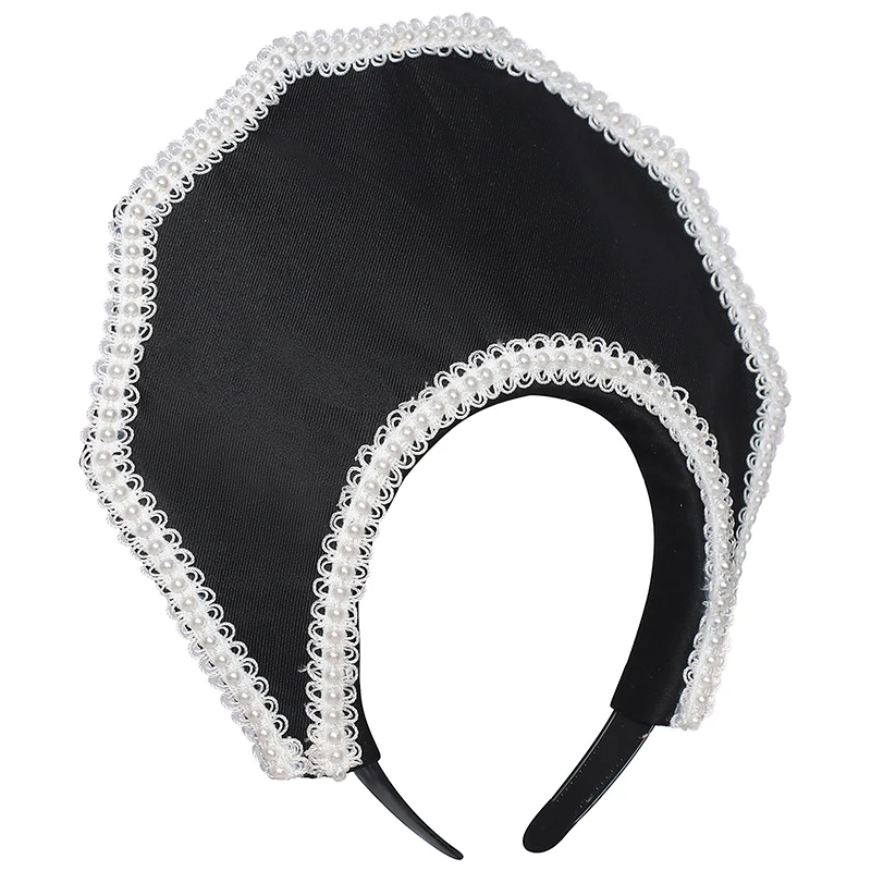 Elegant Lace Pearl Headdress Royal Headpiece for Halloween Cosplay Costume Vintage Party Wedding Accessories
Elegant Lace Pearl Headdress Royal Headpiece for Halloween Cosplay Costume Vintage Party Wedding Accessories