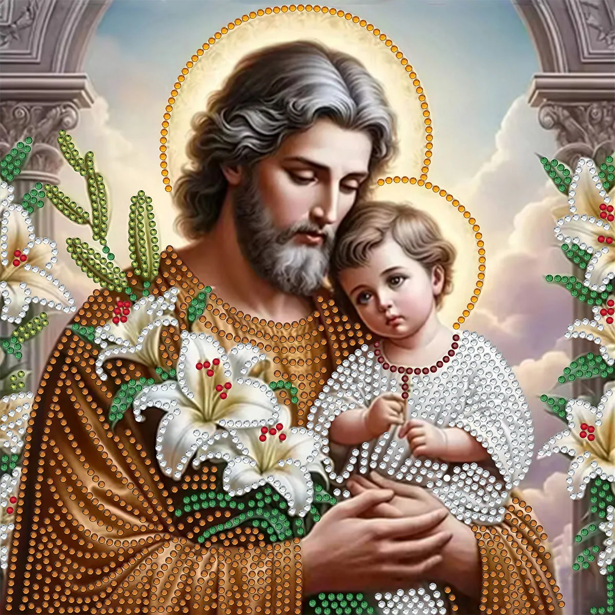 Набор 5D алмазной живописи «сделай сам» для персонажей ангелов, украшение из круглого хрусталя, безрамная мозаика, украшение для дома, креативное
Набор 5D алмазной живописи «сделай сам» для персонажей ангелов, украшение из круглого хрусталя, безрамная мозаика, украшение для дома, креативное