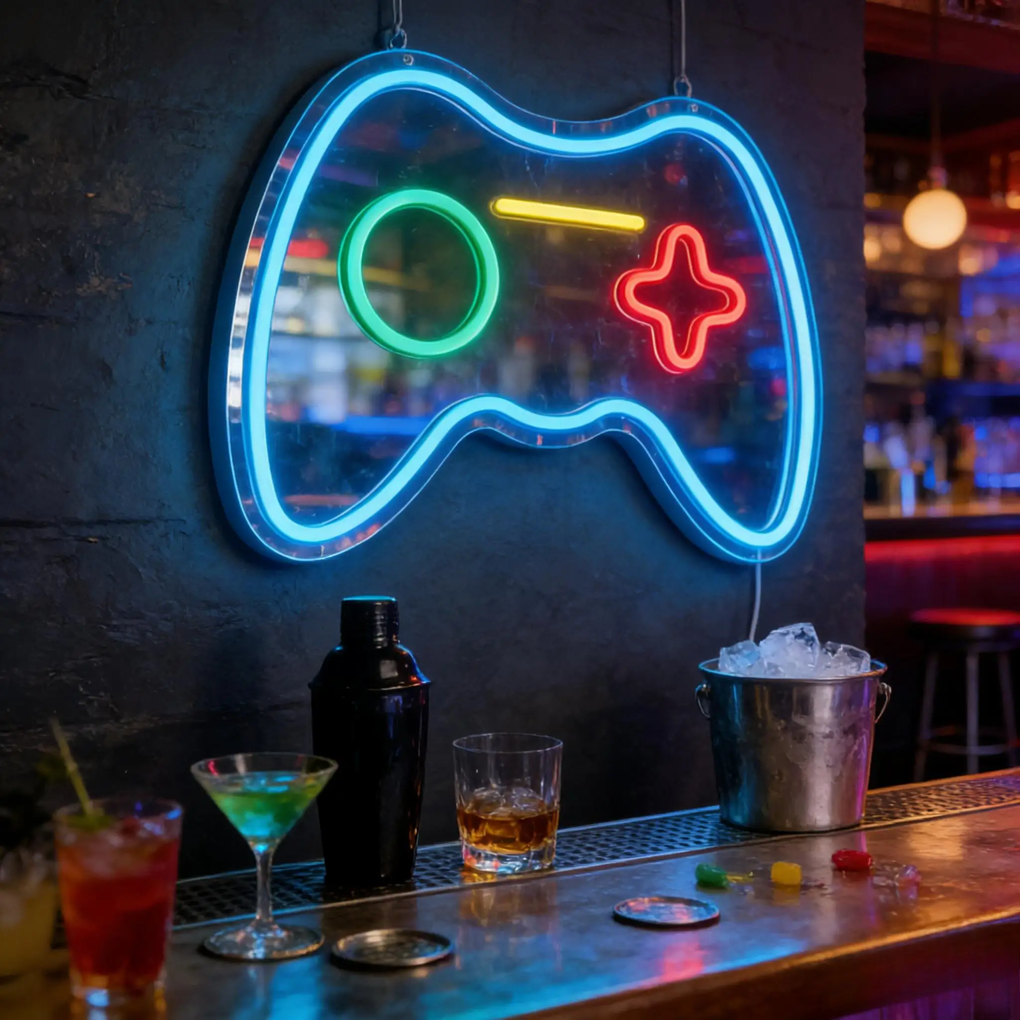 Зеркало геймпада, неоновая вывеска USB, светодиодный неоновый свет для гаража, вечеринки, Tiki Bar, игровая комната, украшение для спальни, personnalisé, подарок
Зеркало геймпада, неоновая вывеска USB, светодиодный неоновый свет для гаража, вечеринки, Tiki Bar, игровая комната, украшение для спальни, personnalisé, подарок