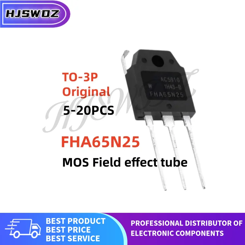 Original 5-10-20PCS FHA65N25 65N25 FHA65N25W TO-3P 250V 65A MOS Field effect tube
Original 5-10-20PCS FHA65N25 65N25 FHA65N25W TO-3P 250V 65A MOS Field effect tube