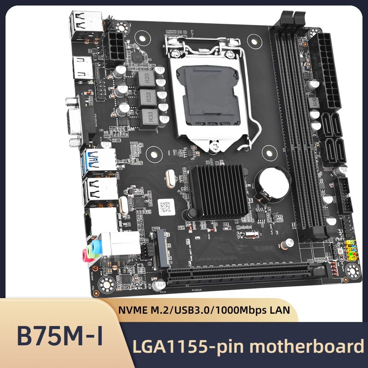 Материнская плата B75 LGA 1155, двухканальная память DDR3 NVME M.2 SATA III USB 3.0 для процессора Intel Core i7 i5 i3 Xeon, материнская плата B75
Материнская плата B75 LGA 1155, двухканальная память DDR3 NVME M.2 SATA III USB 3.0 для процессора Intel Core i7 i5 i3 Xeon, материнская плата B75