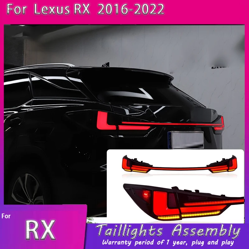 Модифицированный светодиодный задний фонарь (LED) с функцией сквозного света, указателя поворота и стоп-сигнала для Lexus RX RX300 RX450H 2016-2022
Модифицированный светодиодный задний фонарь (LED) с функцией сквозного света, указателя поворота и стоп-сигнала для Lexus RX RX300 RX450H 2016-2022