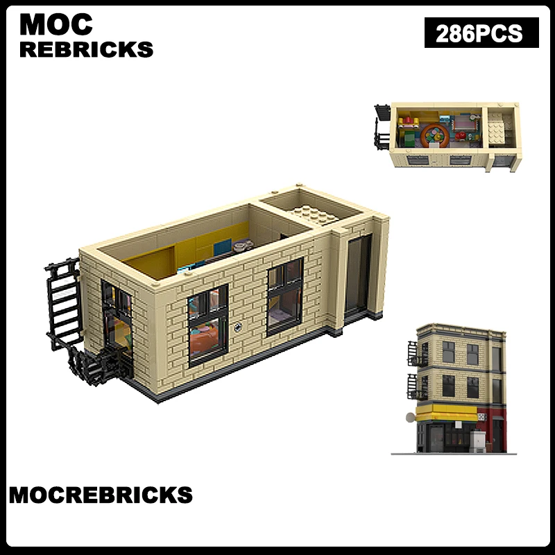 Фильм, город, вид на улицу, паук, Apt & Deli, модель, строительные блоки для MOC 76311, набор, технологические кирпичи, игрушки, подарки на Рождество и день рождения
Фильм, город, вид на улицу, паук, Apt & Deli, модель, строительные блоки для MOC 76311, набор, технологические кирпичи, игрушки, подарки на Рождество и день рождения
