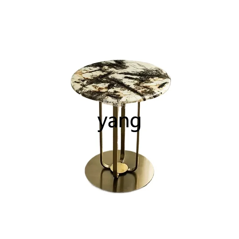 LMM minimalist living room sofa side balcony stainless steel small round table
LMM minimalist living room sofa side balcony stainless steel small round table
