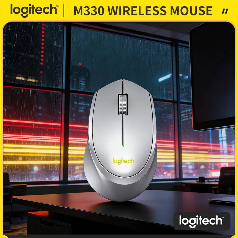 Беспроводная мышь Logitech M330 с бесшумным кликом, USB-приемник 2.4G, эргономичный дизайн, длительное время работы от батареи для ПК, Mac, Linux, домашнего использования
Беспроводная мышь Logitech M330 с бесшумным кликом, USB-приемник 2.4G, эргономичный дизайн, длительное время работы от батареи для ПК, Mac, Linux, домашнего использования