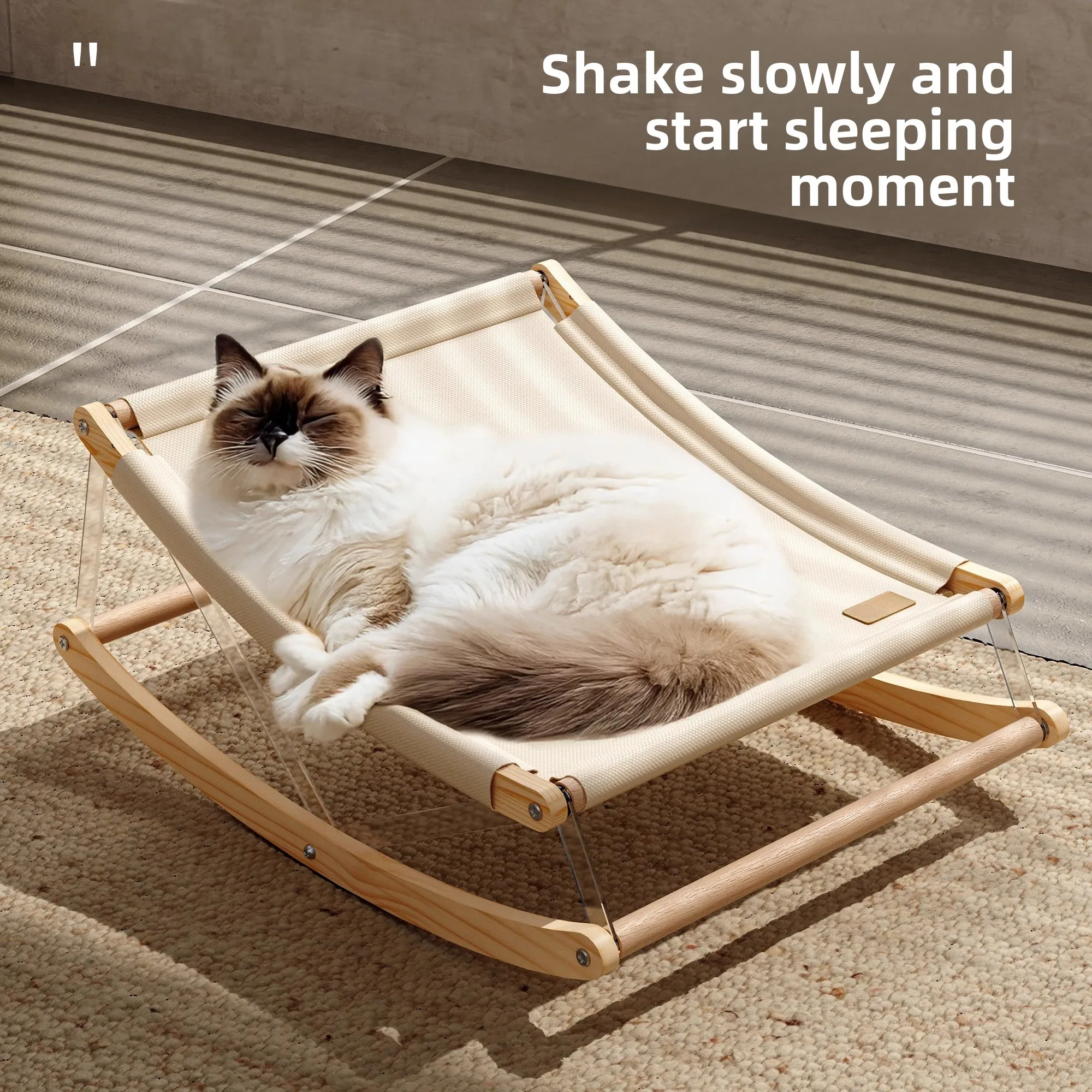 Cat recliner cat nest four seasons universal cat hammock dog pet cradle summer solid wood rocking chair
Cat recliner cat nest four seasons universal cat hammock dog pet cradle summer solid wood rocking chair