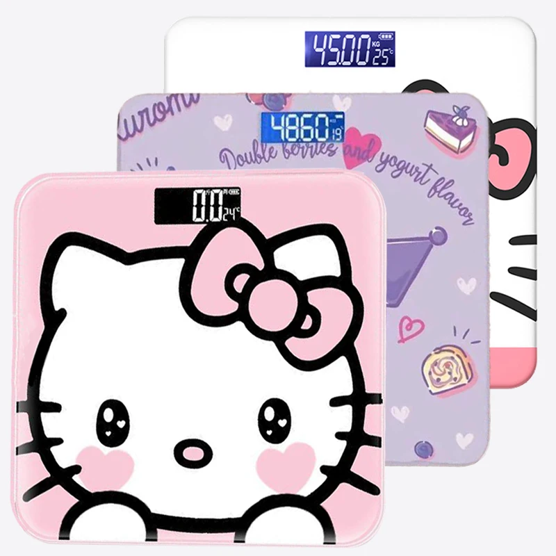Sanrio Hello Kitty Charging Body Fat Scale Kuromi Girl Wireless Digital Weight Scale With Smartphone App Bluetooth-Compatible
Sanrio Hello Kitty Charging Body Fat Scale Kuromi Girl Wireless Digital Weight Scale With Smartphone App Bluetooth-Compatible