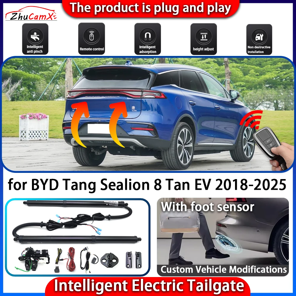 Smart Powered Tailgate System for BYD Tang Sealion 8 Tan EV 2018-2025 Automatic Intelligent Electric Trunk Lift Control Kit
Smart Powered Tailgate System for BYD Tang Sealion 8 Tan EV 2018-2025 Automatic Intelligent Electric Trunk Lift Control Kit