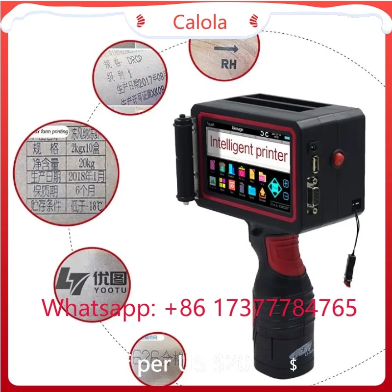 Portable 50mm Inkjet Printer, Handheld Date Logo Coding Machine
Portable 50mm Inkjet Printer, Handheld Date Logo Coding Machine